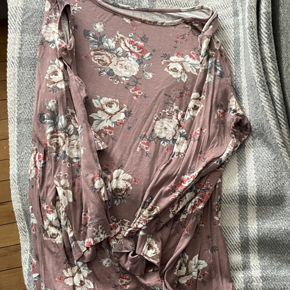 Floral Mauve Women's Top